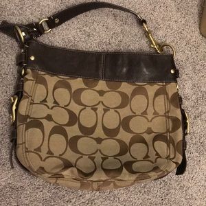 Coach Shoulder Bag- Brown